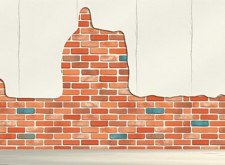 Application d'un enduit décoratif à la lisseuse sur un mur